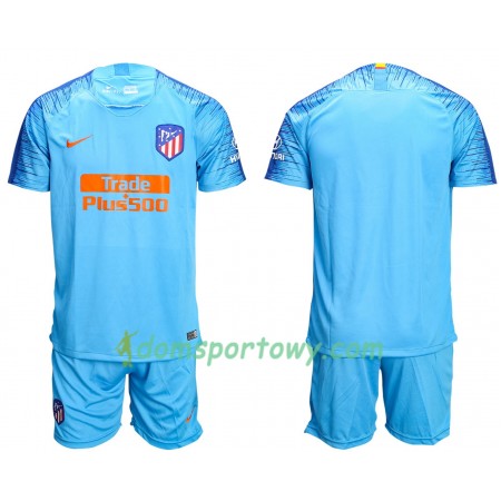 Koszulka Atlético Madryt Dziecięcy Wyjazdowe Koszulki Piłkarskie 2018-2019 Krótki Rękaw